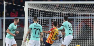 Inter fermata sul pari a Lecce.