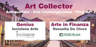 Art Collector, antiquariato, arte contemporanea e finanza, venerdì 31 alla Galleria Arcadia.