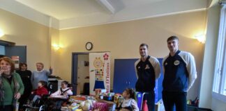 Volley4ll, Clevenot e Weber consegnano i regali al Centro Benedetta d’Intino.