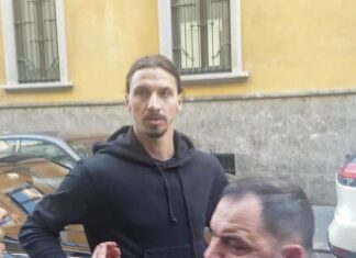 Milan, Ibrahimovic atterrato a Milano, l’abbraccio con Boban, l’entusiasmo dei tifosi.