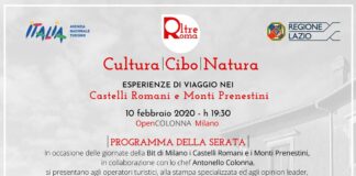 I Castelli Romani alla Bit, evento domenica 10.