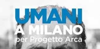 Letture, immagini e musica per l’ingresso a teatro del libro “Umani a Milano per Progetto Arca” .