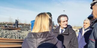 Deragliamento treno, Fontana sul luogo dell’incidente e poi all’Ospedale di Lodi.