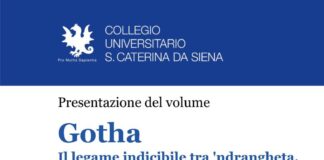 Gotha, Claudio Cordova presenta il suo libro che indaga sui legami tra ‘ndrangheta, massoneria e servizi deviani, giovedì 13 a Pavia.