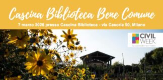 Civil Week nella città di Milano, appuntamento alla Cascina Biblioteca sabato 7.