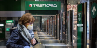 Coronavirus, Trenord riduce corse fino a 40%.