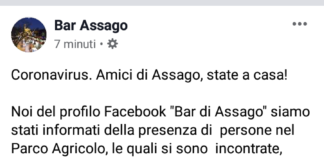 Appello dal Bar Assago, restate a casa!