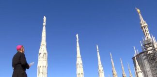Coronavirus, preghiera speciale di Monsignor Delpini alla Madonnina.