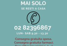 Mai solo, se resti a casa, attivo numero di telefono dedicato.