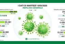 Coronavirus, aggiornamento, tornano a crescere i positivi.