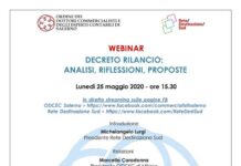 Decreto Rilancio: analisi, riflessioni, proposte, confronto tra commercialisti di Salerno, Milano, Roma e Bari.