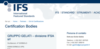 Certificazione agroalimentare per IFSA.