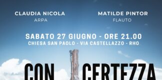 Con Certezza, concerto alla chiesa di San Paolo a Rho sabato 27.
