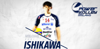 Allianz Powervolley, arriva lo schiacciatore giapponese Ishikawa.