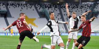 Coppa Italia, Juventus prima finalista, al Milan in 10 non riesce l’impresa. Rigore sbagliato da Cristiano Ronaldo.