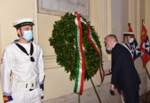 Le celebrazioni per la Giornata della Marina Militare.