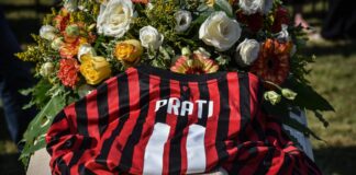 I funerali di Pierino Prati a Fabbrica Durini.