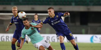 Veloso trascina l’Inter al quarto posto, 2-2 al Bentegodi.
