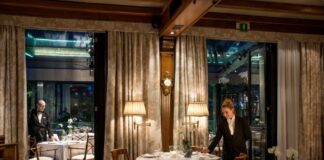 Dopo il lockdown, a grande richiesta il Derby Bistrot affrescato dall’artista bresciano Giò Bressana. All’Hotel de La Ville di Monza.