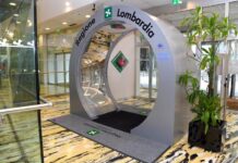 Coronavirus, tunnel sanificatore a Palazzo Lombardia.