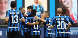L’Inter gioca a tennis con il Brescia, 6-0 a San Siro.