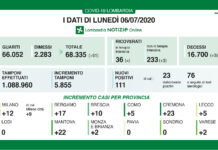 Coronavirus, aggiornamento del 6 luglio.