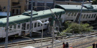 Treno deragliato, era senza macchinisti.
