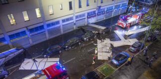 Maltempo, allerta prorogata, scoperchiato tetto in rsa in via Arsia, permane attenzione su Seveso e Lambro.