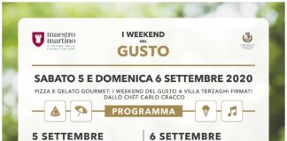 5 e 6 settembre, tornano I Weekend del Gusto a Villa Terzaghi: i sapori di Lombardia, Sicilia e Campania insieme.