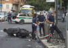 Frontale con pullman, morto motociclista a Corso Buenos Aires.