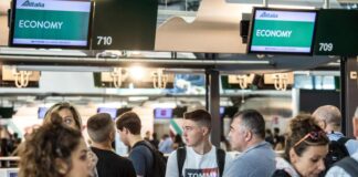Volo Milano-Roma covid free con tampone rapido ai passeggeri.