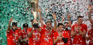 Basket, all’Olimpia Milano la Supercoppa, battuta la Virtus Bologna in finale.