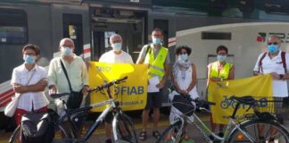 Biciclette nei treni Linea S1 Trenord, nuovo flash mob di Fiab a Lodi.
