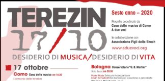 Un concerto per ricordare la musica di TEREZIN: sabato 17 ottobre al Conservatorio Verdi.