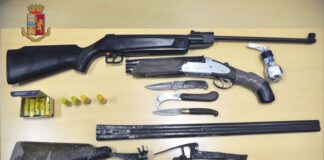 Traffico di armi, Polizia arresta 4 persone a Varese.