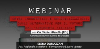 Evento online: Crisi industriali e delocalizzazioni a cura dell’Istituto Stato e Partecipazione.