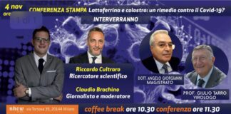 Lattoferrina e colostro contro il coronavirus, convegno mercoledì 4 con Tarro.