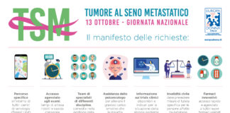13 ottobre la Giornata del tumore al seno metastatico. Europa Donna Italia si prepara alla maratona social.
