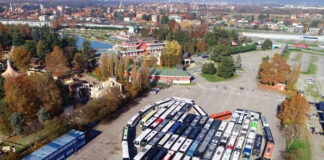 Il cuore dei bus turistici di Bergamo.