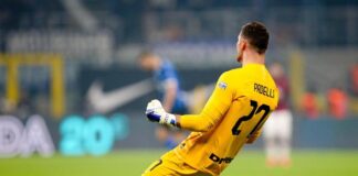 Inter, positivo Padelli.