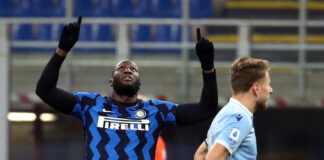 Lukaku è un treno, l’INter supera la Lazio e scavalca il Milan in testa alla classifica. E domenica è derby.