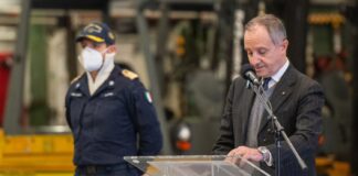 L’Ambasciatore negli USA in visita alla Portaerei Cavour a Norfolk in Virginia.