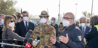 Coronavirus, Figliuolo e Currcio visitano hub al Parco di Trenno, Fiera e Malpensa.