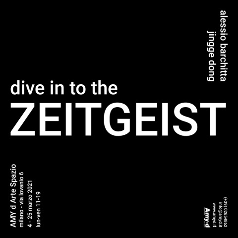 Amy-d Arte Spazio - Invito Dive into the ZEITGEIST