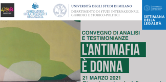 Settimana della legalità, incontro con il ministro Lamorgese domenica 21.