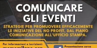Comunicare gli eventi, strategie efficaci per promuovere il no profit. Al via il corso online promosso nell’ambito del nuovo progetto Memomilano.org.