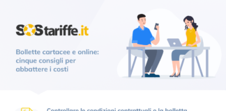 Bollette digitali: dire addio alla carta fa risparmiare 36€ l’anno, lo studio di SOSTariffe.it.