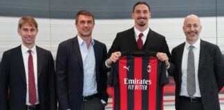 Milan, ufficiale, Ibrahimovic rinnova per un’altra stagione. Lo svedese: il Milan è casa mia.