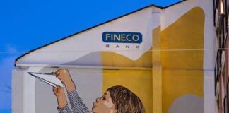 Prende vita il murale di Fineco e Clear Channel Italia in Corso Garibaldi.