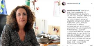 Scomparsa Severina Panarello, direttrice Uepe Milano, il ricordo commosso di Fabrizio Corona.